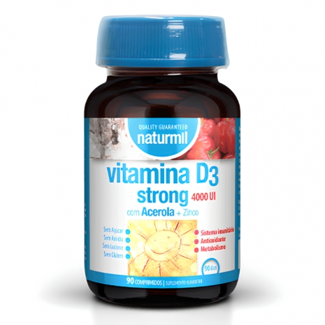 Vitamina D3 Strong 4000UI 90comp